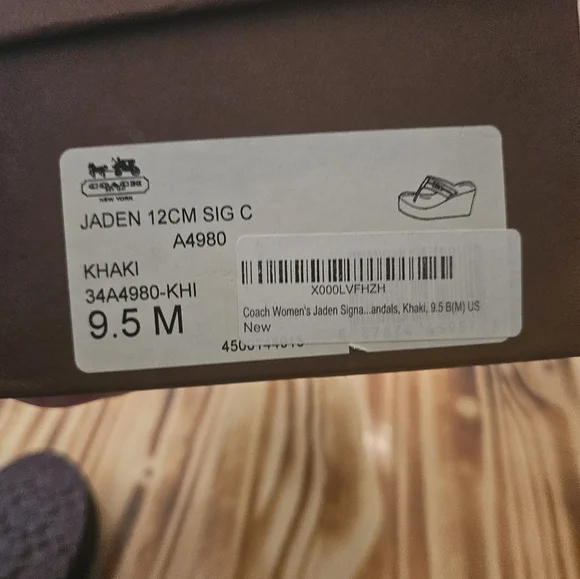 Coach thong style wedge - Picture 2 of 3